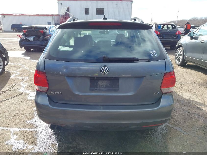 2013 Volkswagen Jetta Sportwagen 2.0L Tdi VIN: 3VWPL7AJ0DM672355 Lot: 43906853