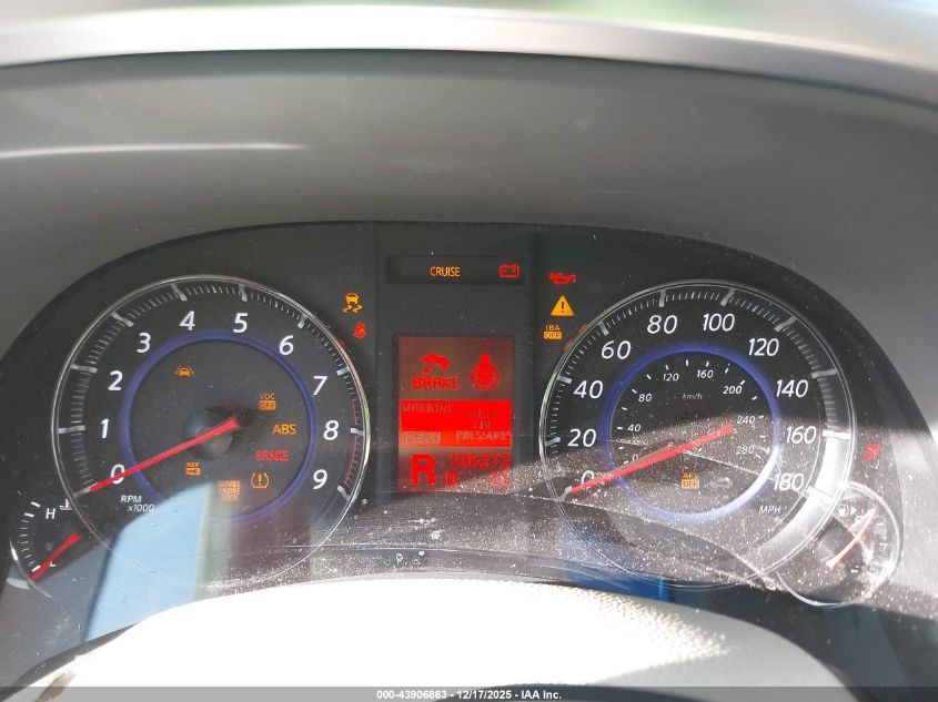 2011 Infiniti Fx35 VIN: JN8AS1MU1BM710428 Lot: 43906863