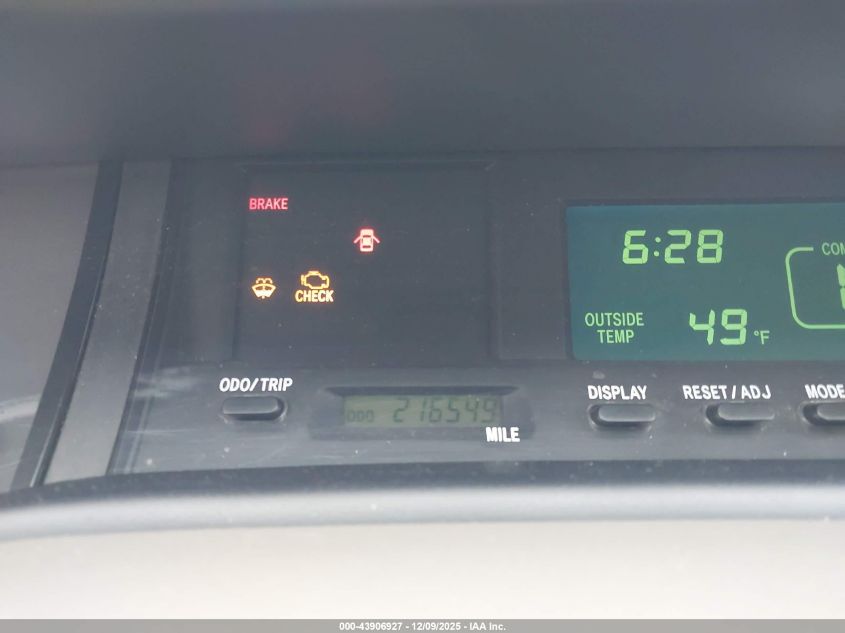 2001 Toyota Avalon Xls VIN: 4T1BF28B11U158104 Lot: 43906927