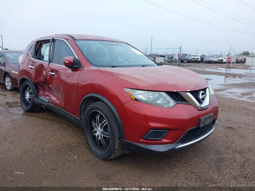 2015 Nissan Rogue S VIN: KNMAT2MT8FP514397 Lot: 43906970