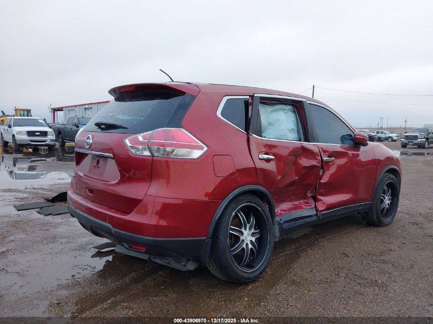 2015 Nissan Rogue S VIN: KNMAT2MT8FP514397 Lot: 43906970