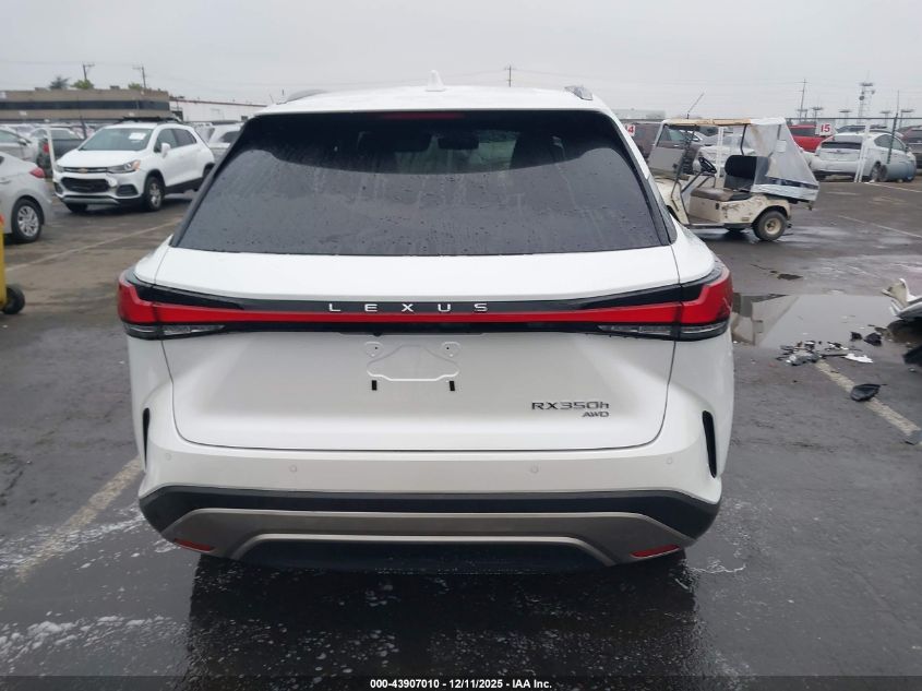 2025 Lexus Rx 350H Premium Plus VIN: 2T2BBMCA5SC102297 Lot: 43907010