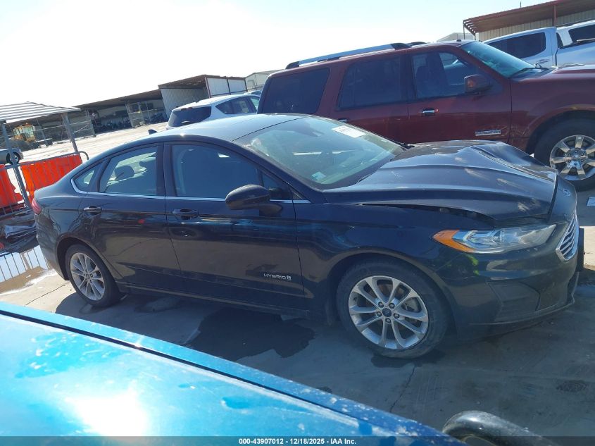 2019 Ford Fusion Hybrid Se VIN: 3FA6P0LU4KR109509 Lot: 43907012