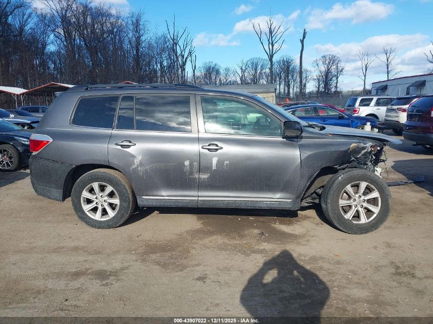 2011 Toyota Highlander Base V6 VIN: 5TDBK3EH8BS057968 Lot: 43907022