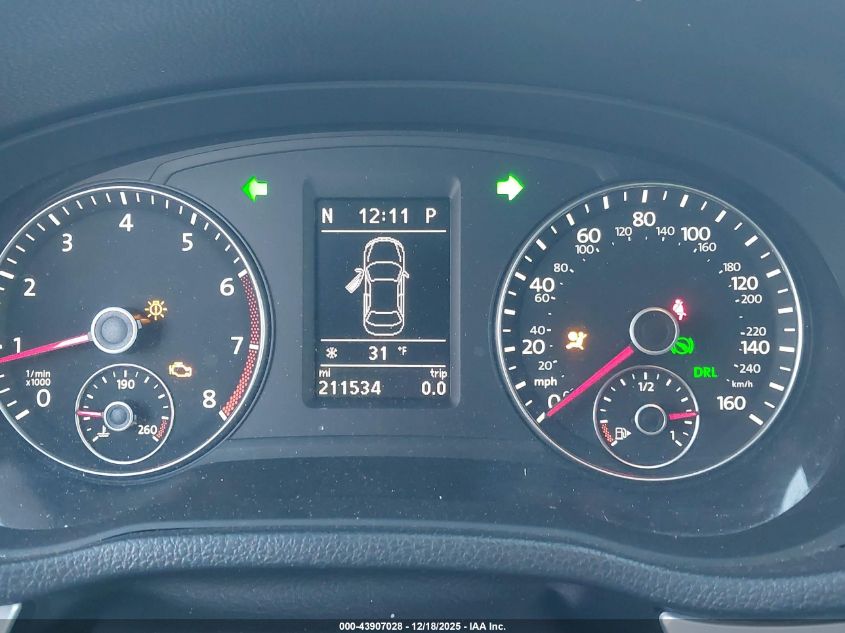 2013 Volkswagen Passat 2.5L Se VIN: 1VWBP7A31DC037386 Lot: 43907028