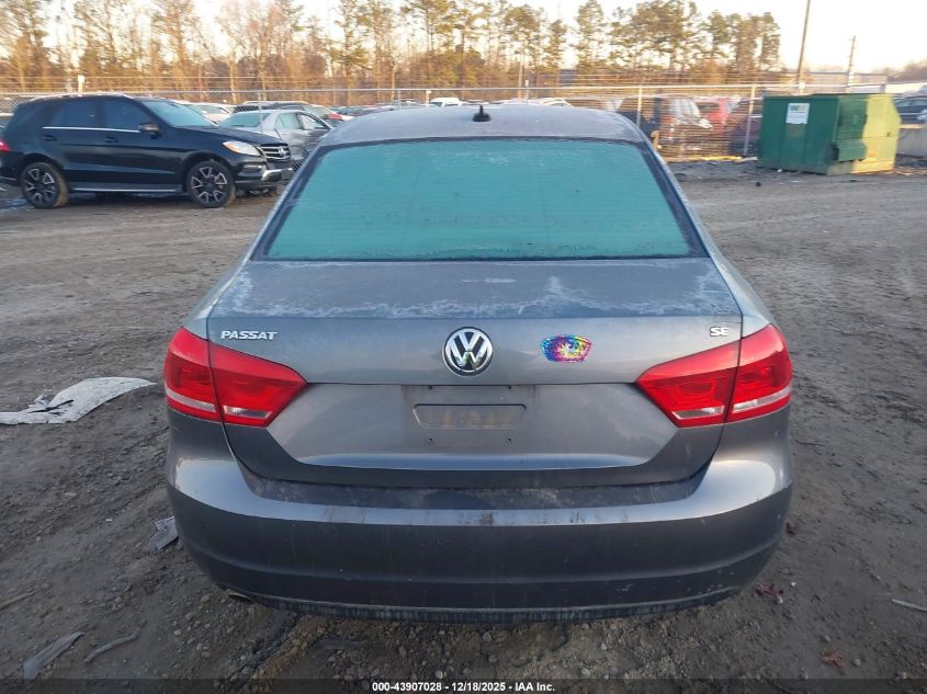 2013 Volkswagen Passat 2.5L Se VIN: 1VWBP7A31DC037386 Lot: 43907028