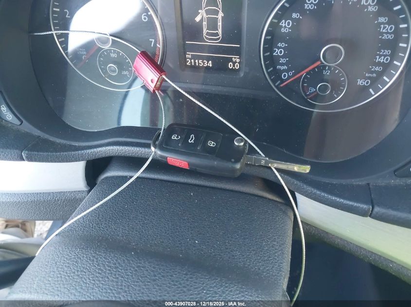 2013 Volkswagen Passat 2.5L Se VIN: 1VWBP7A31DC037386 Lot: 43907028