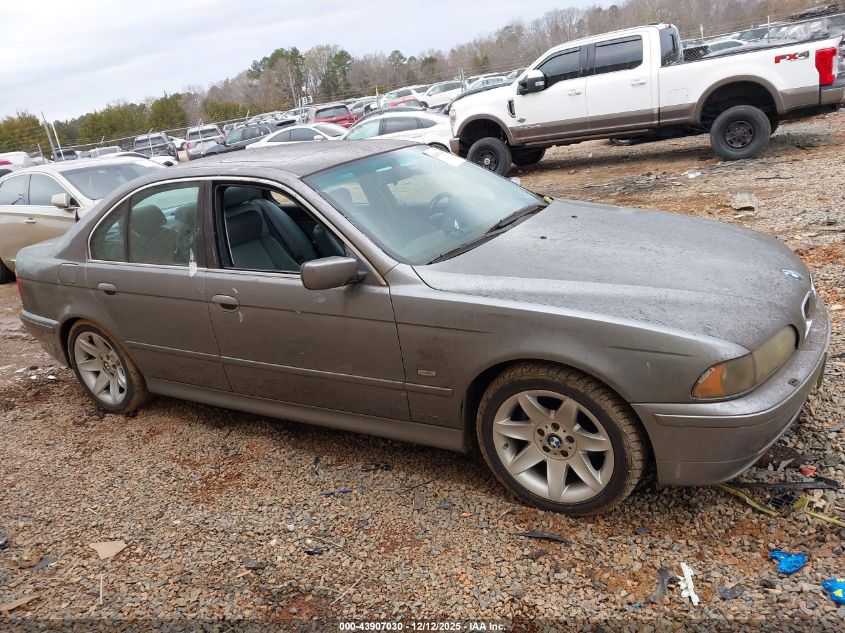 2002 BMW 525Ia VIN: WBADT43442GZ96313 Lot: 43907030