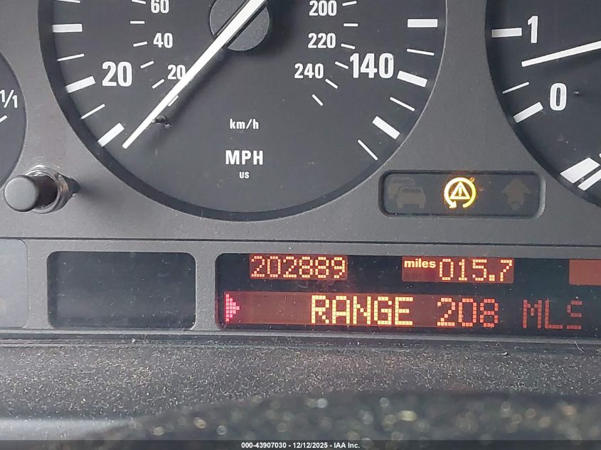 2002 BMW 525Ia VIN: WBADT43442GZ96313 Lot: 43907030