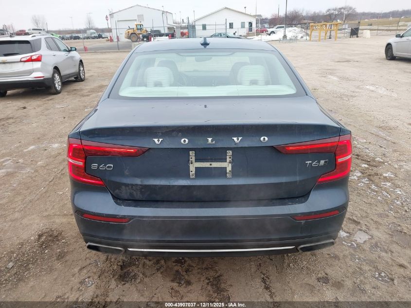 2019 Volvo S60 T6 Inscription VIN: 7JRA22TL0KG009356 Lot: 43907037