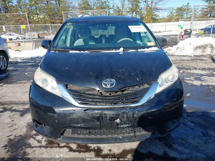 2014 Toyota Sienna Le V6 8 Passenger VIN: 5TDKK3DC7ES462682 Lot: 43907093