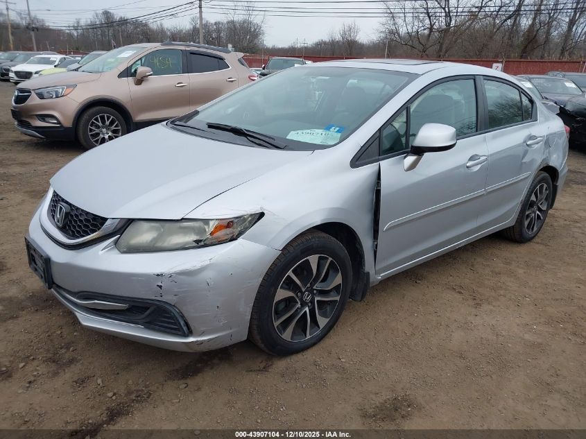 2013 Honda Civic Ex VIN: 2HGFB2F85DH532716 Lot: 43907104