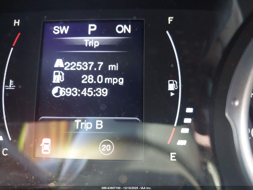 2018 Jeep Compass Sport Fwd VIN: 3C4NJCAB0JT286103 Lot: 43907150