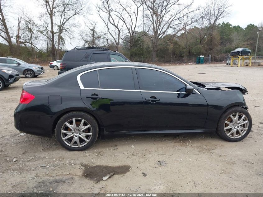 2012 Infiniti G37X VIN: JN1CV6AR5CM676927 Lot: 43907158