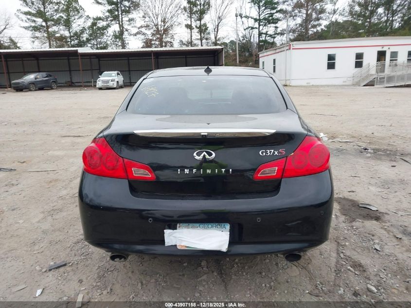 2012 Infiniti G37X VIN: JN1CV6AR5CM676927 Lot: 43907158