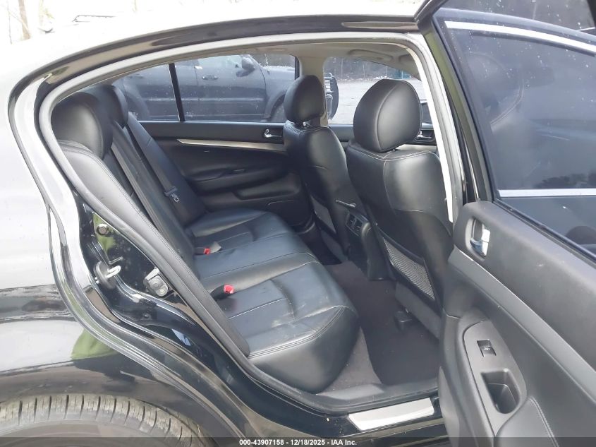 2012 Infiniti G37X VIN: JN1CV6AR5CM676927 Lot: 43907158