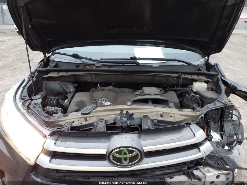 2018 Toyota Highlander Xle VIN: 5TDJZRFH7JS543274 Lot: 43907200