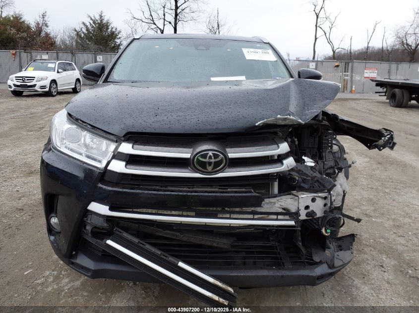 2018 Toyota Highlander Xle VIN: 5TDJZRFH7JS543274 Lot: 43907200