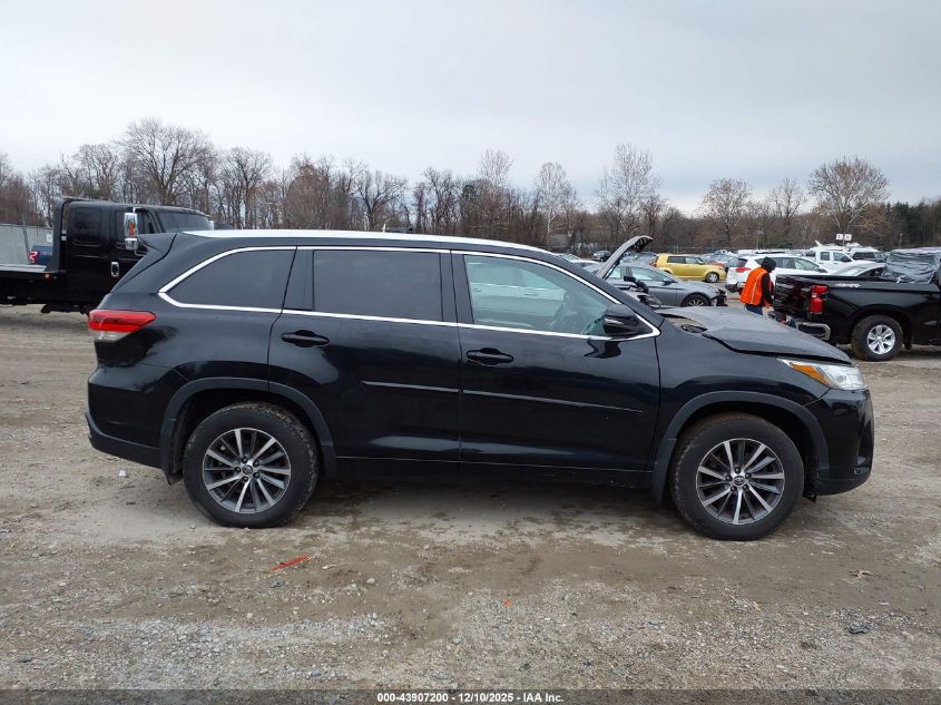 2018 Toyota Highlander Xle VIN: 5TDJZRFH7JS543274 Lot: 43907200