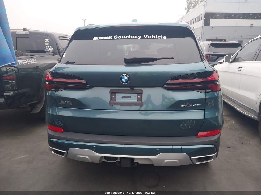 2026 BMW X5 Sdrive40I VIN: 5UX13EU03T9123020 Lot: 43907213