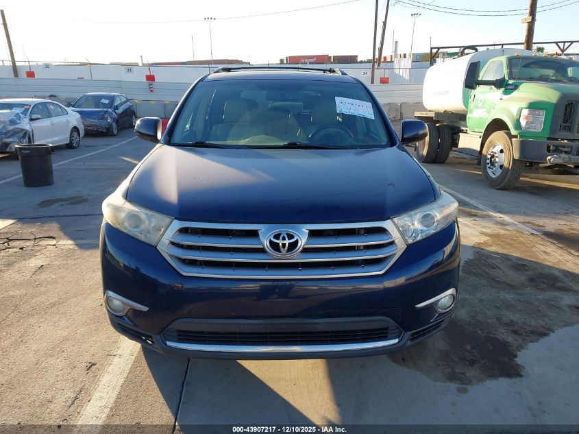 2013 Toyota Highlander Se V6 VIN: 5TDZK3EH1DS096452 Lot: 43907217