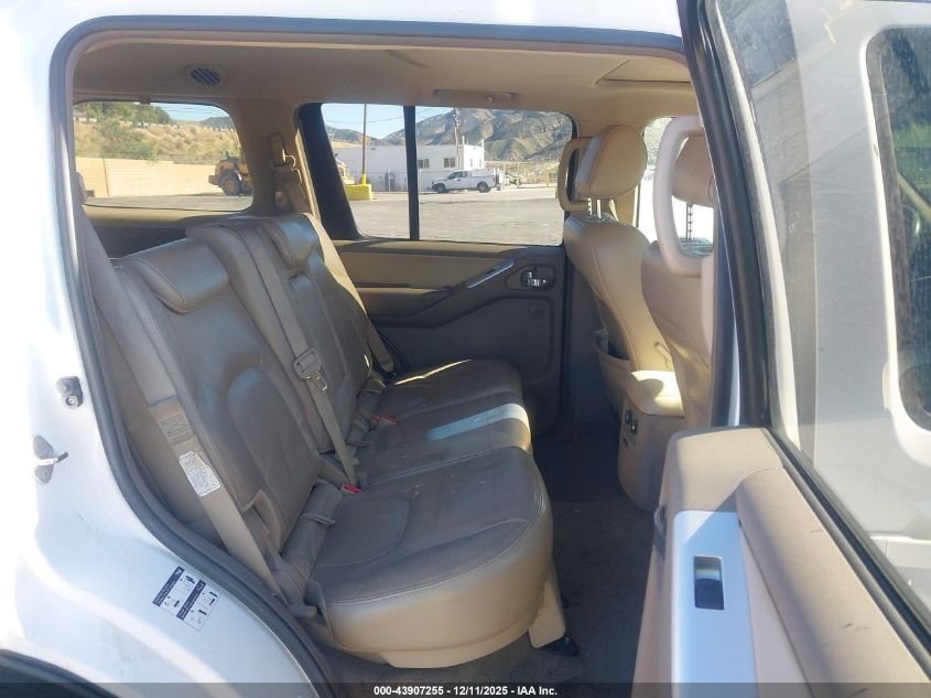 2008 Nissan Pathfinder Se VIN: 5N1AR18U28C631992 Lot: 43907255