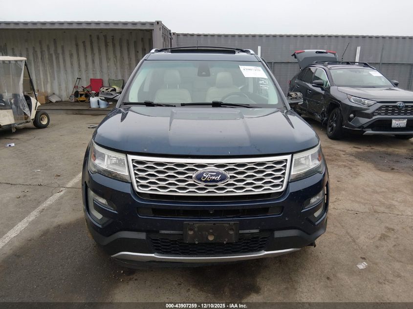 2016 Ford Explorer Platinum VIN: 1FM5K8HT6GGC59618 Lot: 43907259