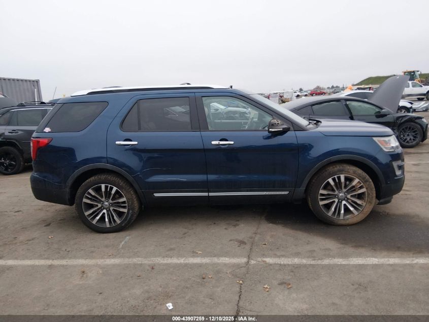 2016 Ford Explorer Platinum VIN: 1FM5K8HT6GGC59618 Lot: 43907259