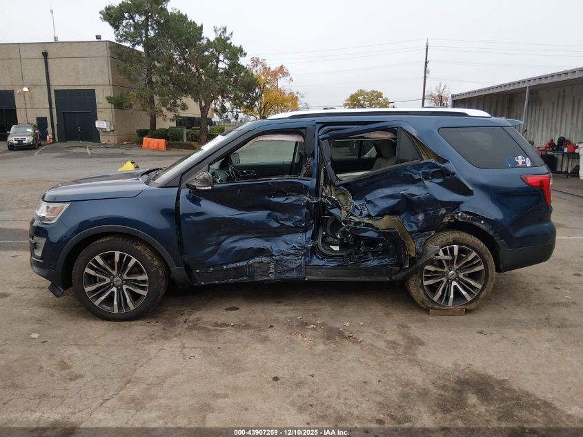 2016 Ford Explorer Platinum VIN: 1FM5K8HT6GGC59618 Lot: 43907259