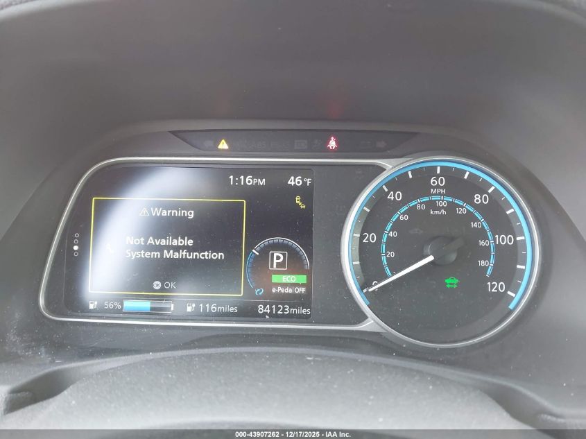 2019 Nissan Leaf Sl Plus VIN: 1N4BZ1CP9KC315187 Lot: 43907262