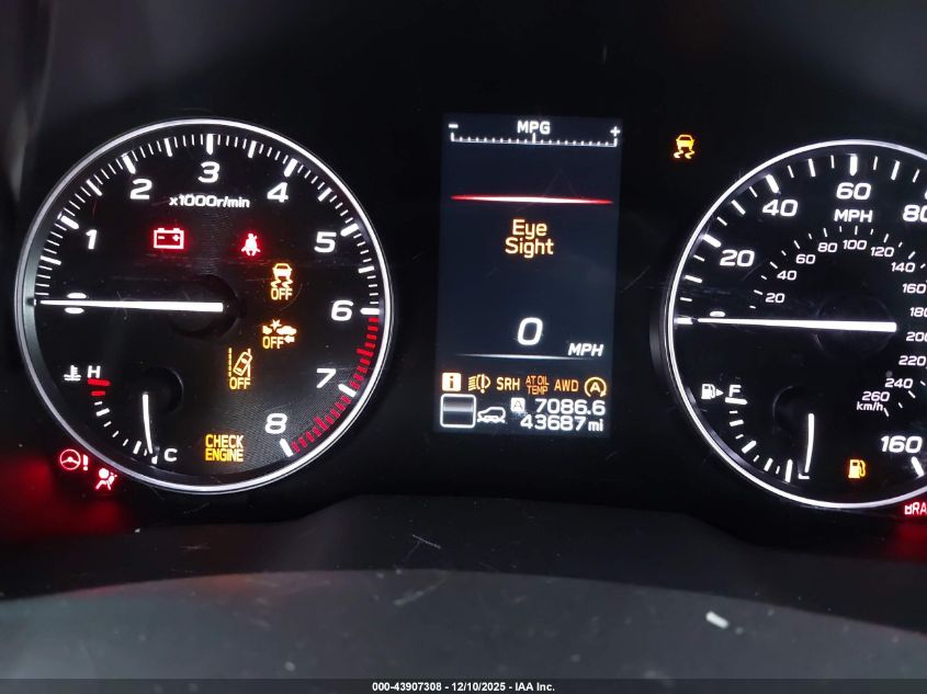 2022 Subaru Outback Premium VIN: 4S4BTAFC8N3212282 Lot: 43907308