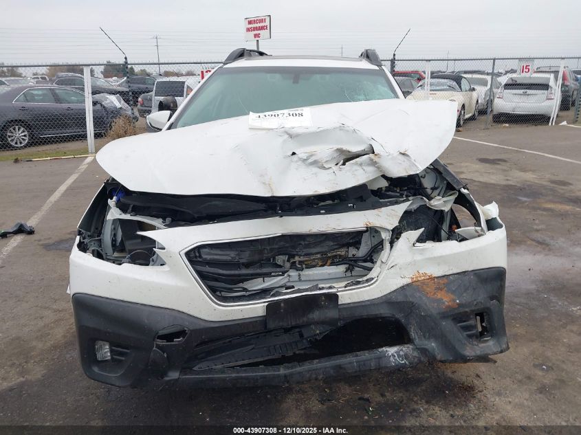 2022 Subaru Outback Premium VIN: 4S4BTAFC8N3212282 Lot: 43907308