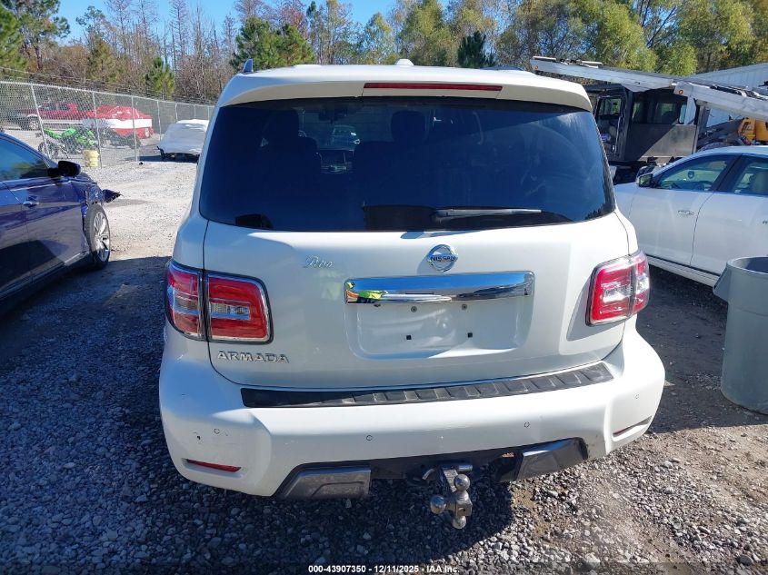 2020 Nissan Armada Sv 4Wd VIN: JN8AY2NC8LX519079 Lot: 43907350