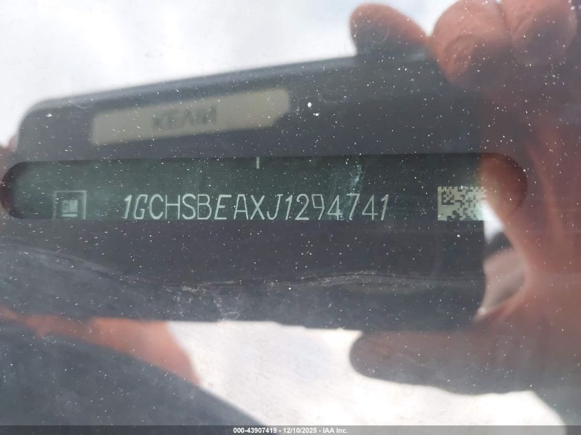 2018 Chevrolet Colorado Wt VIN: 1GCHSBEAXJ1294741 Lot: 43907419