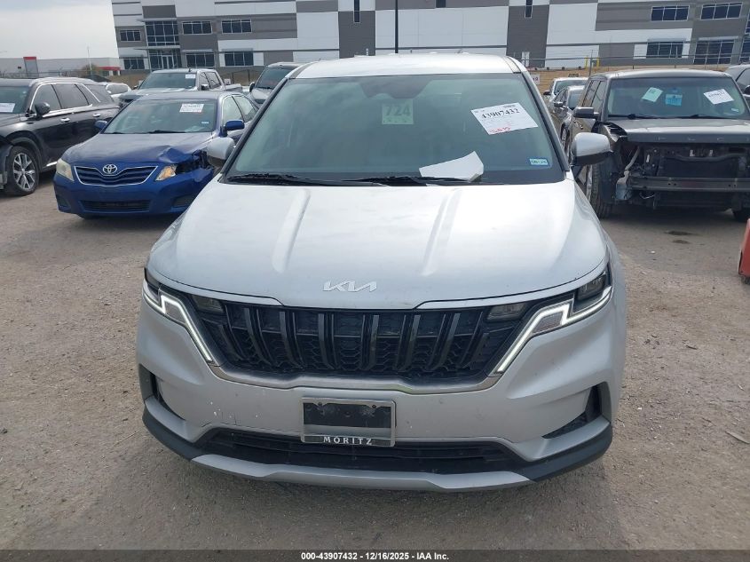 2023 Kia Carnival Mpv Lx Seat Package VIN: KNDNB4H3XP6255400 Lot: 43907432