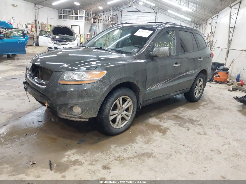 5NMSKDAGXAH376101 2010 HYUNDAI SANTA FE photo no. 2