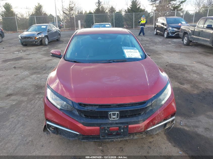 2020 Honda Civic Ex-L VIN: 19XFC1F78LE012341 Lot: 43907439