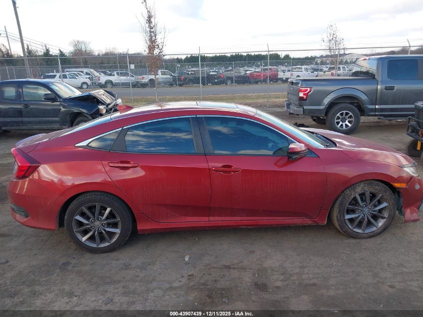 2020 Honda Civic Ex-L VIN: 19XFC1F78LE012341 Lot: 43907439