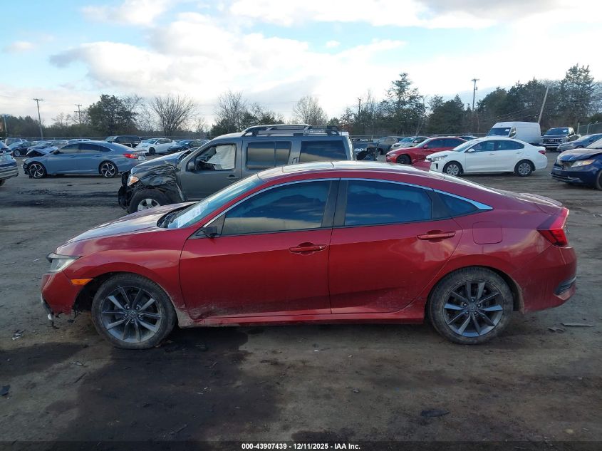 2020 Honda Civic Ex-L VIN: 19XFC1F78LE012341 Lot: 43907439