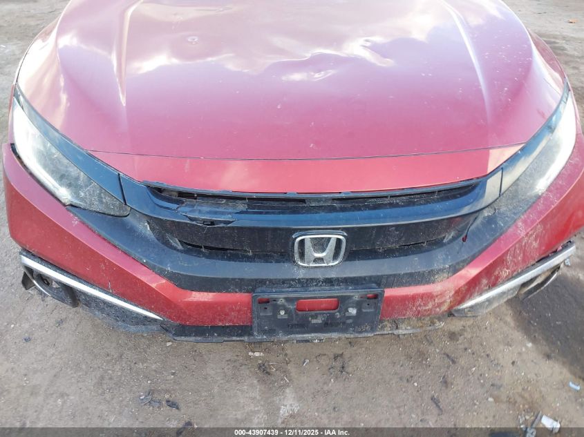 2020 Honda Civic Ex-L VIN: 19XFC1F78LE012341 Lot: 43907439