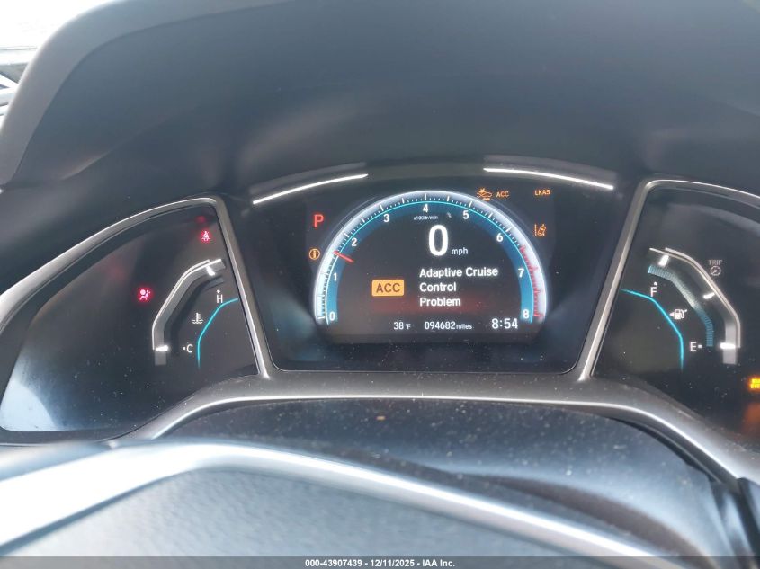 2020 Honda Civic Ex-L VIN: 19XFC1F78LE012341 Lot: 43907439