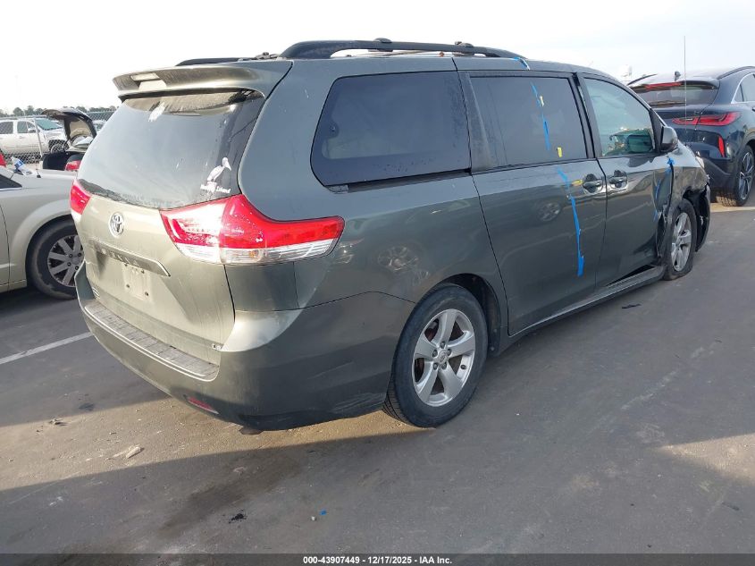 2011 Toyota Sienna Le V6 VIN: 5TDKK3DC3BS078538 Lot: 43907449