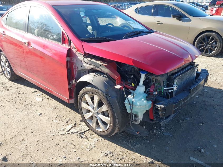 2012 Hyundai Accent Gls VIN: KMHCU4AE9CU136364 Lot: 43907478