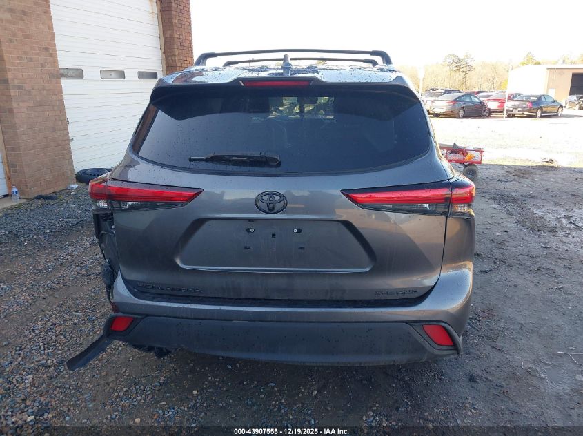 2022 Toyota Highlander Xle VIN: 5TDGZRBH1NS580536 Lot: 43907555