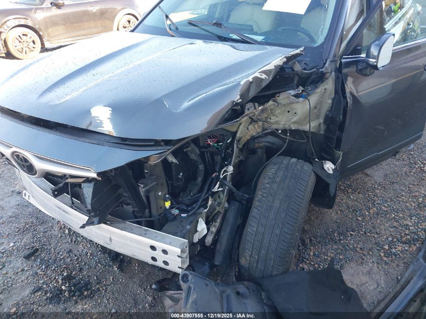 2022 Toyota Highlander Xle VIN: 5TDGZRBH1NS580536 Lot: 43907555