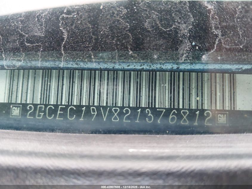 2002 Chevrolet Silverado 1500 Ls VIN: 2GCEC19V821376812 Lot: 43907608