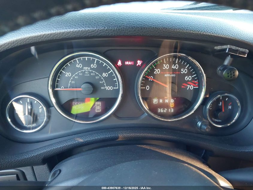 2013 Jeep Wrangler Rubicon 10Th Anniversary VIN: 1C4BJWCGXDL700369 Lot: 43907639