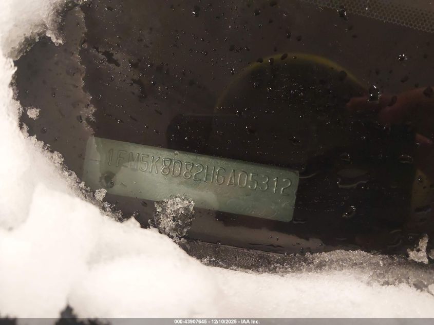 2017 Ford Explorer Xlt VIN: 1FM5K8D82HGA05312 Lot: 43907645