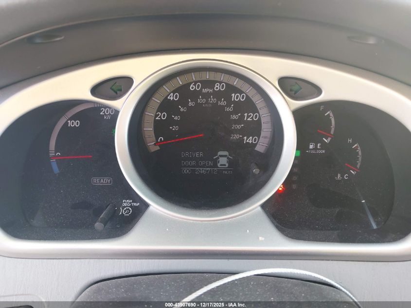 2006 Toyota Highlander Hybrid Limited V6 VIN: JTEEW21A960003779 Lot: 43907690