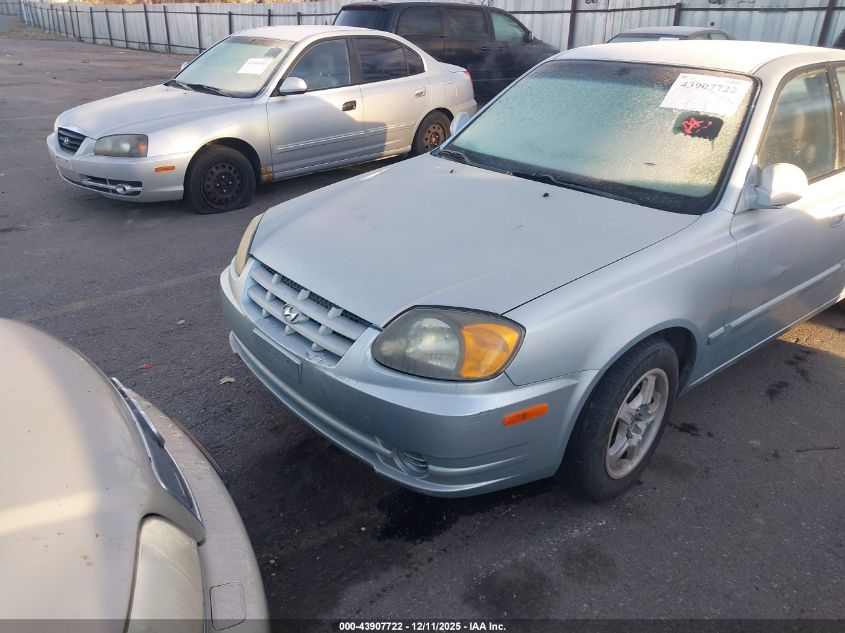 2004 Hyundai Accent Gl VIN: KMHCG45C44U499950 Lot: 43907722